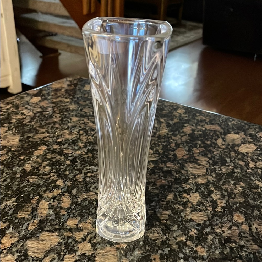 Elegant Clear Glass Vase